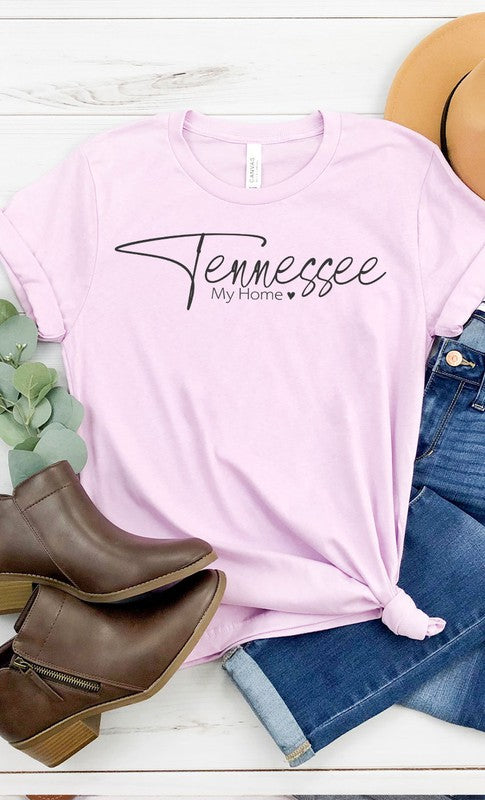 Tennessee my home graphic tee