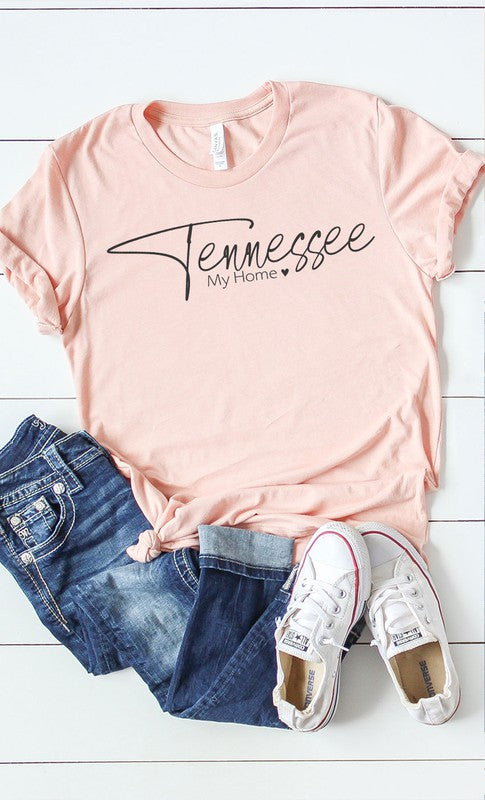 Tennessee my home graphic tee