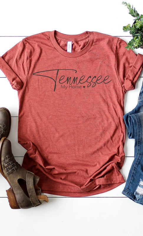 Tennessee my home graphic tee