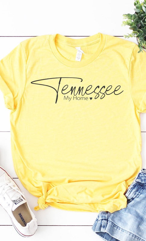 Tennessee my home graphic tee