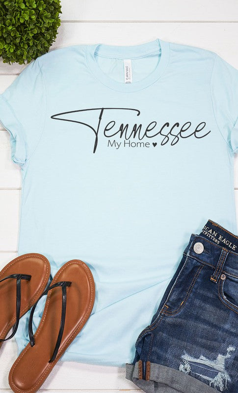 Tennessee my home graphic tee