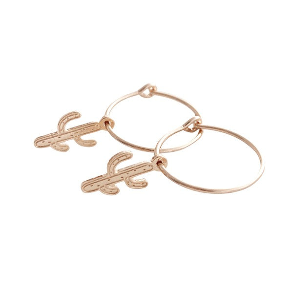 Magic Charm Cactus Hoops