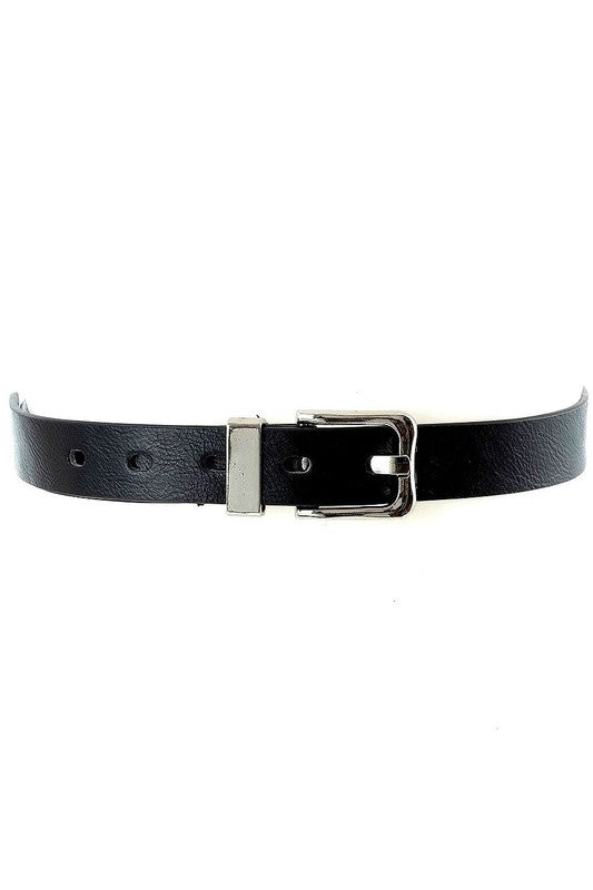 Basic Simple Buckle PU Belt