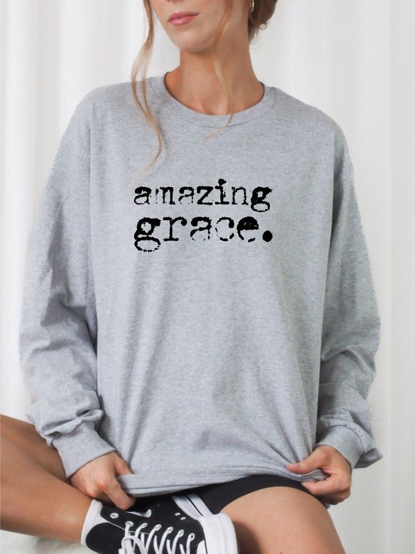 Amazing Grace Cozy Crewneck Sweatshirt