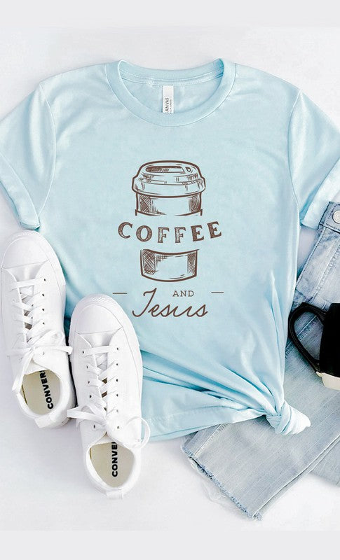 Coffee and Jesus Graphic Tee